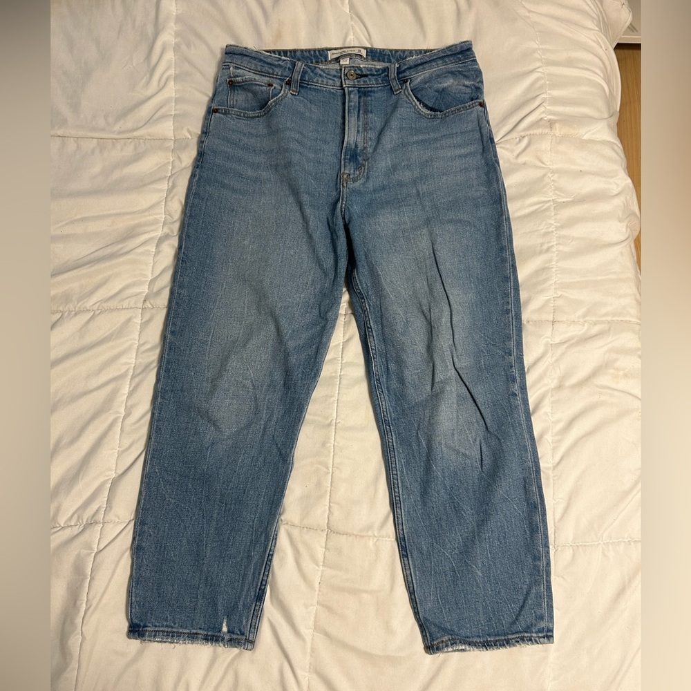 Abercrombie and fitch the mom high rise jeans (curve love)